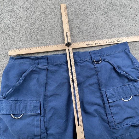 Columbia PFG Shorts Mens 3XL Blue Cargo Fishing Utility Cotton Outdoor - Picture 4 of 9